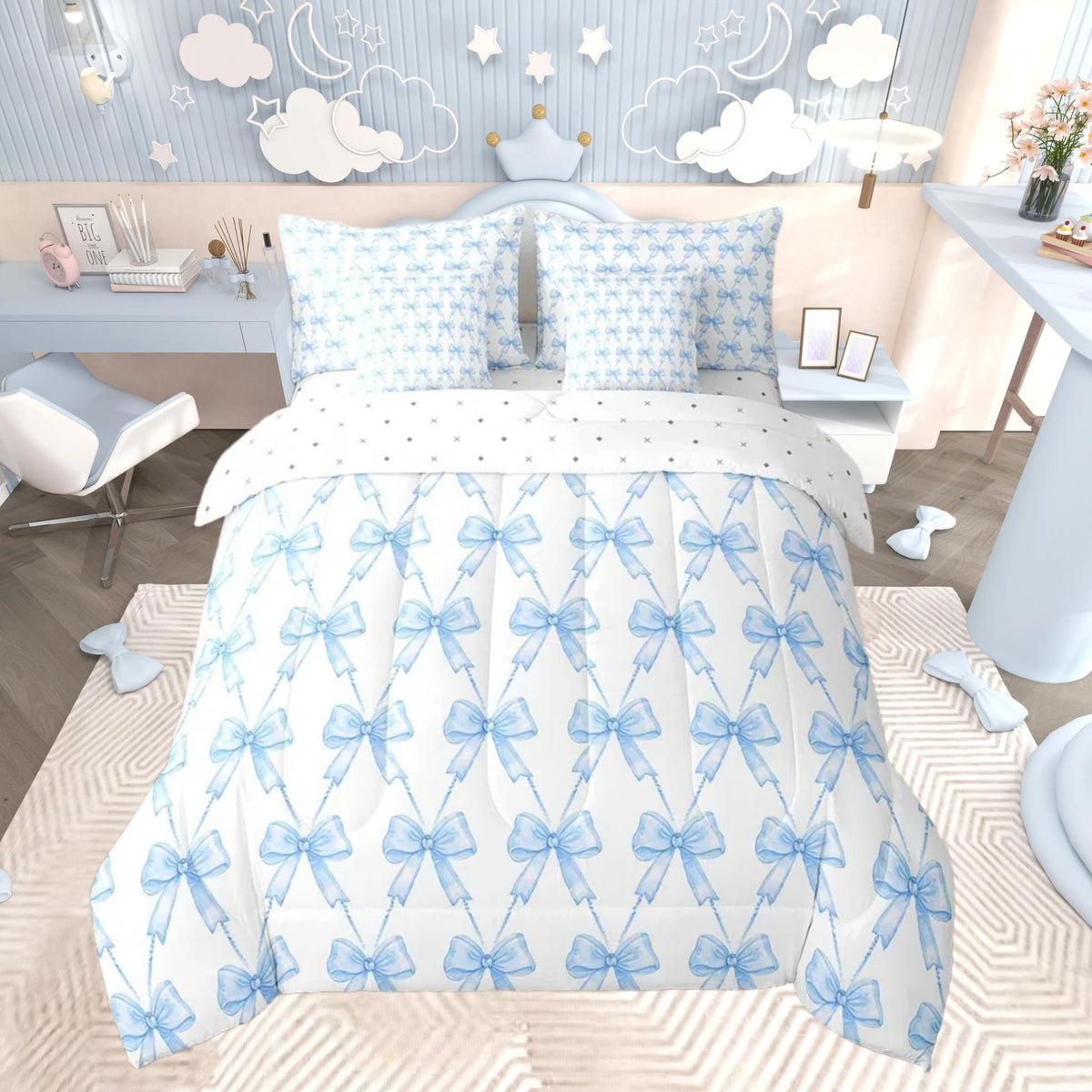 Feelyou Cute Leopard Bedding Set for All Season Cheetah 7 Pieces Comforter Sets Full Size Teens Room Decor Pink Animal Print Bed in a Bag with Comforter, Sheets, Pillowcases & Cushion Cover