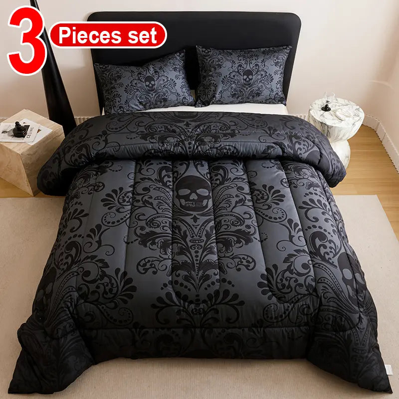 [Weekly Deals] 4-Season Technology Quilt Set - 3/6/7-Piece Bedsheet Sets, Digital Printing comforter, All-Year Use, Avant-Garde Bedroom Decorative Bedding, Cyber Atmosphere Refresh, Summer Compatible, Decorative Bedding Set sohochic