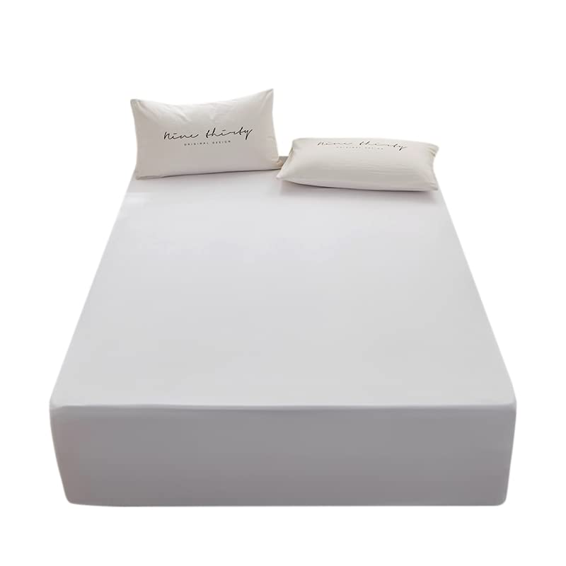 Bedding Queen Size Fitted Sheet Only- Bottom Mattress Fitted Sheet-Fits 15inches Deep Pocket Mattress-Soft and Microfibe-Shrinkage and Fade Resistantr-Easy Care-Dark Green