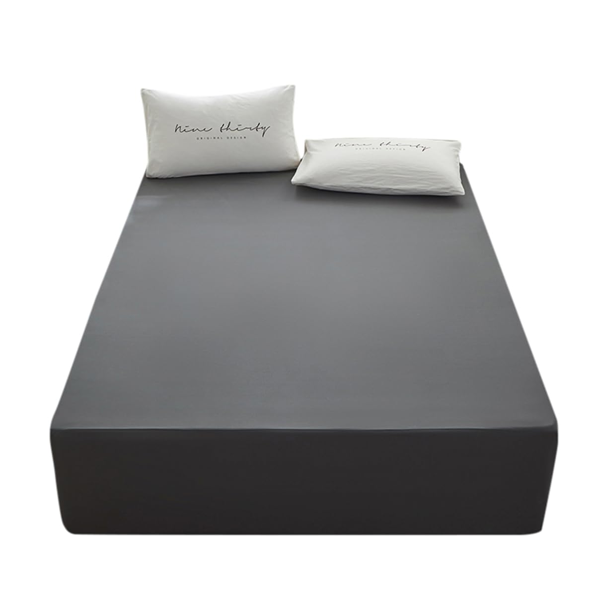 Bedding Queen Size Fitted Sheet Only- Bottom Mattress Fitted Sheet-Fits 15inches Deep Pocket Mattress-Soft and Microfibe-Shrinkage and Fade Resistantr-Easy Care-Dark Green