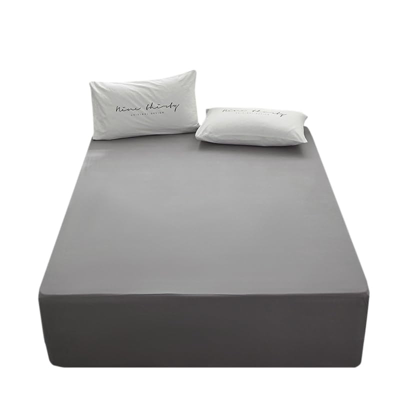 Bedding Queen Size Fitted Sheet Only- Bottom Mattress Fitted Sheet-Fits 15inches Deep Pocket Mattress-Soft and Microfibe-Shrinkage and Fade Resistantr-Easy Care-Dark Green