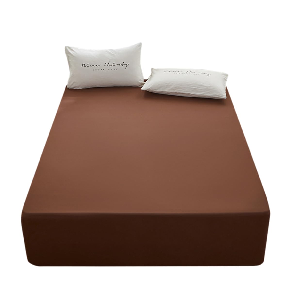 Bedding Queen Size Fitted Sheet Only- Bottom Mattress Fitted Sheet-Fits 15inches Deep Pocket Mattress-Soft and Microfibe-Shrinkage and Fade Resistantr-Easy Care-Dark Green