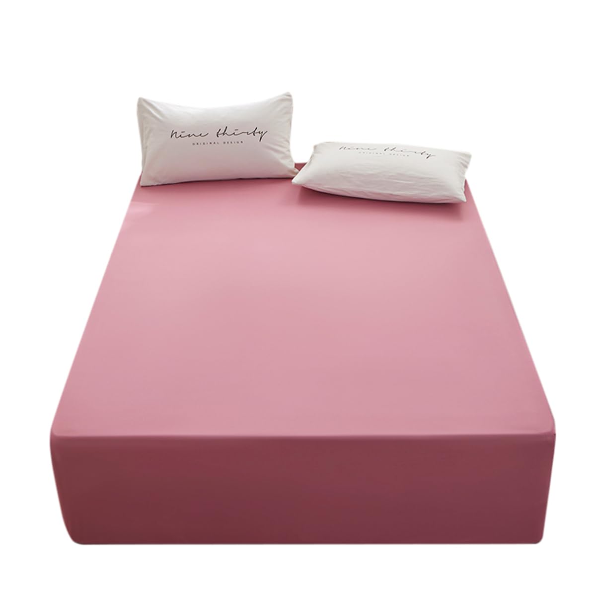 Bedding Queen Size Fitted Sheet Only- Bottom Mattress Fitted Sheet-Fits 15inches Deep Pocket Mattress-Soft and Microfibe-Shrinkage and Fade Resistantr-Easy Care-Dark Green