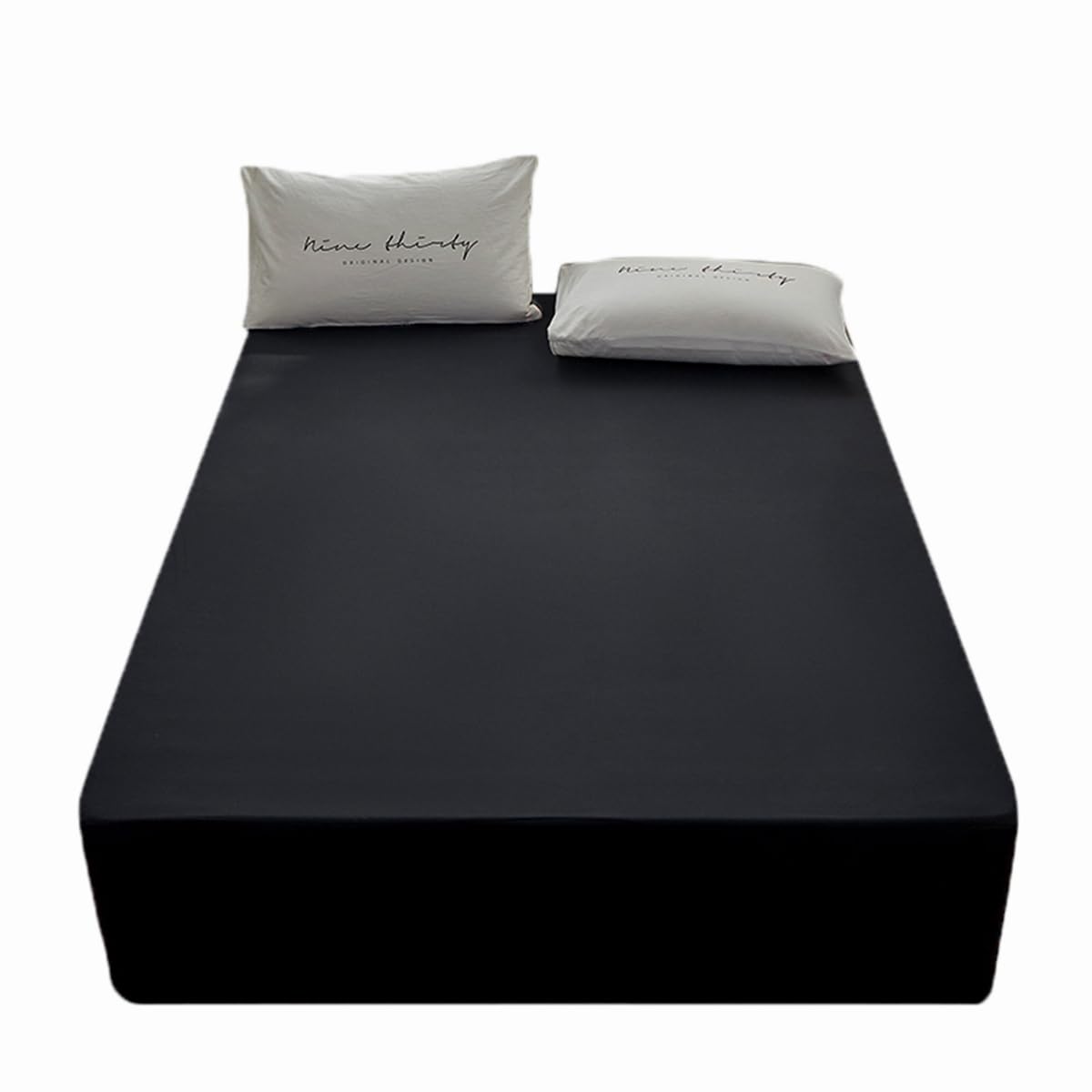 Bedding Queen Size Fitted Sheet Only- Bottom Mattress Fitted Sheet-Fits 15inches Deep Pocket Mattress-Soft and Microfibe-Shrinkage and Fade Resistantr-Easy Care-Dark Green