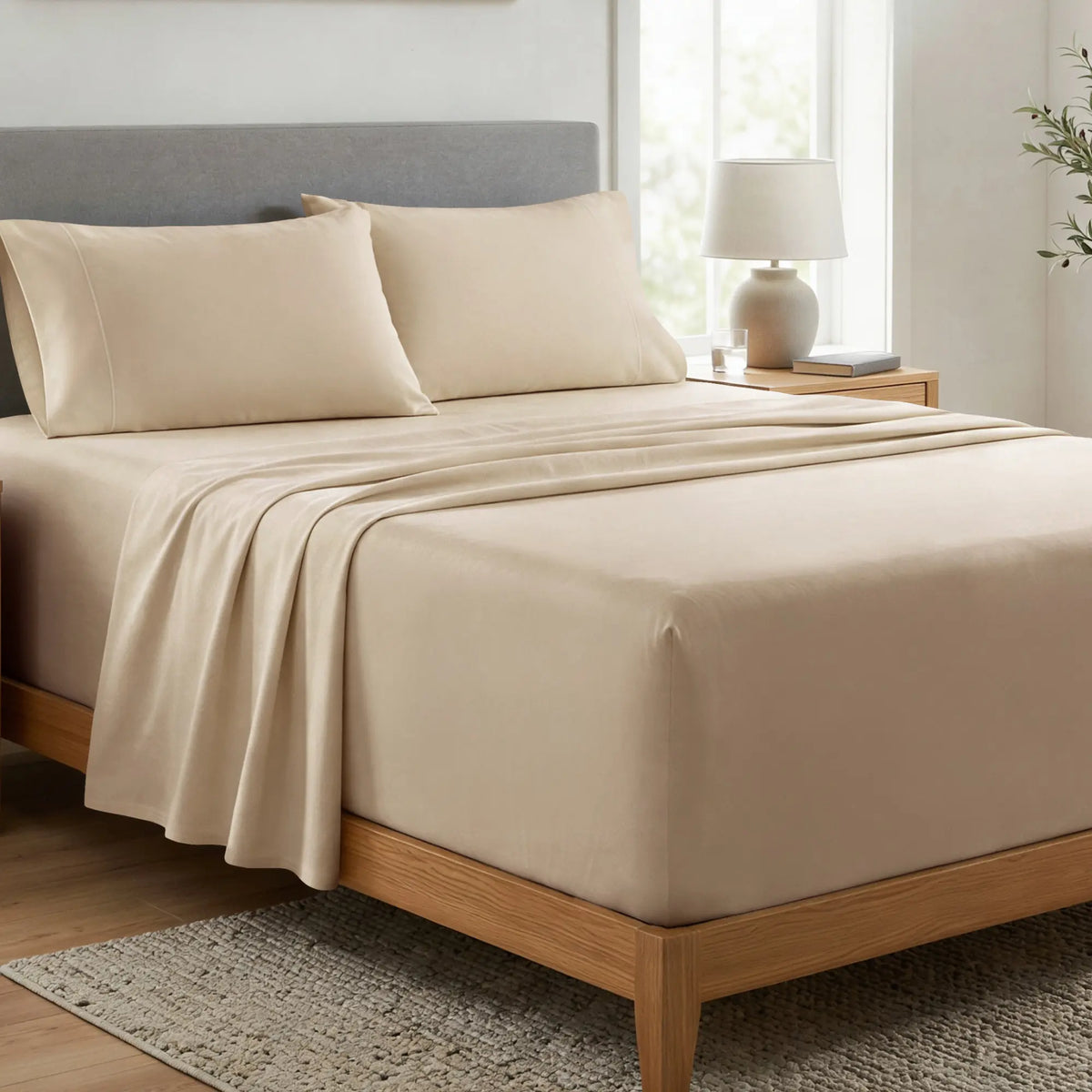 CGK | DeepFit Sheet Set – Extra Deep Pocket Sheet Set, Easily Fits 18-24 Inch Mattresses - Ultra Soft Wrinkle & Fade Resistant Fabric