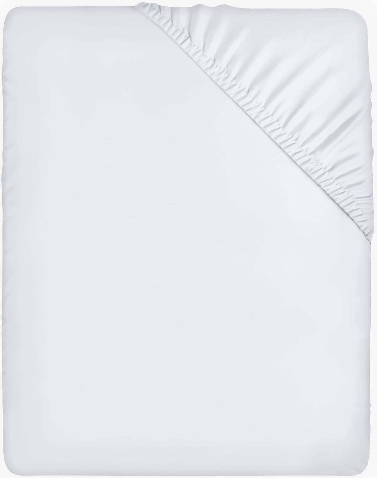 Queen Fitted Sheet, Ultra Soft Fits Up to 15 Inch Deep Pocket, White