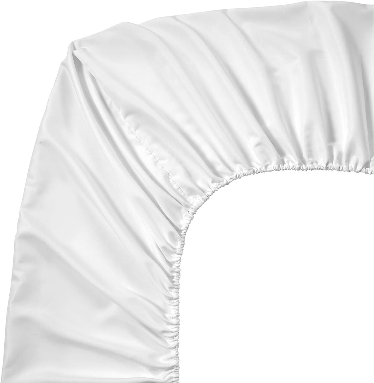 FreshCulture Twin Fitted Sheets, Bulk Pack of 6, Deep Pocket, Soft Microfiber Bottom Sheets for Home, Salons, Hotels, Twin Size Fitted Sheets Only (White)