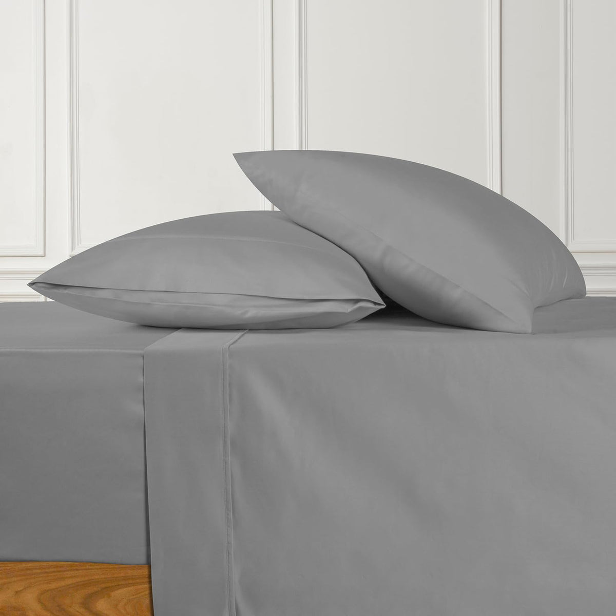 URBANHUT 100% Cotton Sheets King Size, for Everyday Use - White