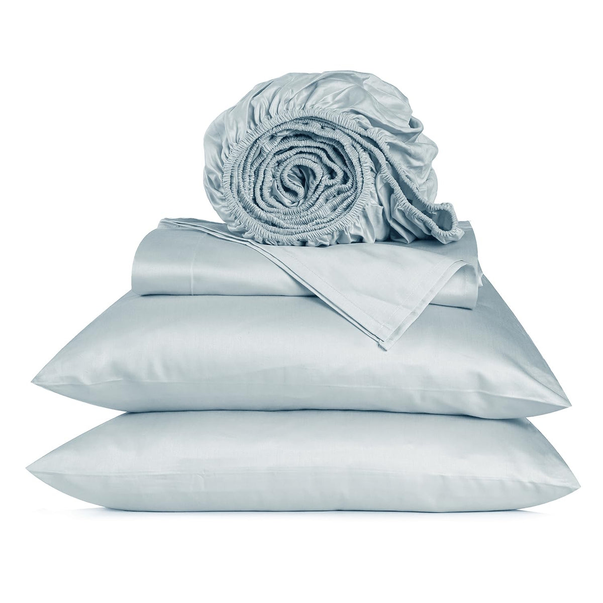 URBANHUT 100% Cotton Sheets King Size, for Everyday Use - White
