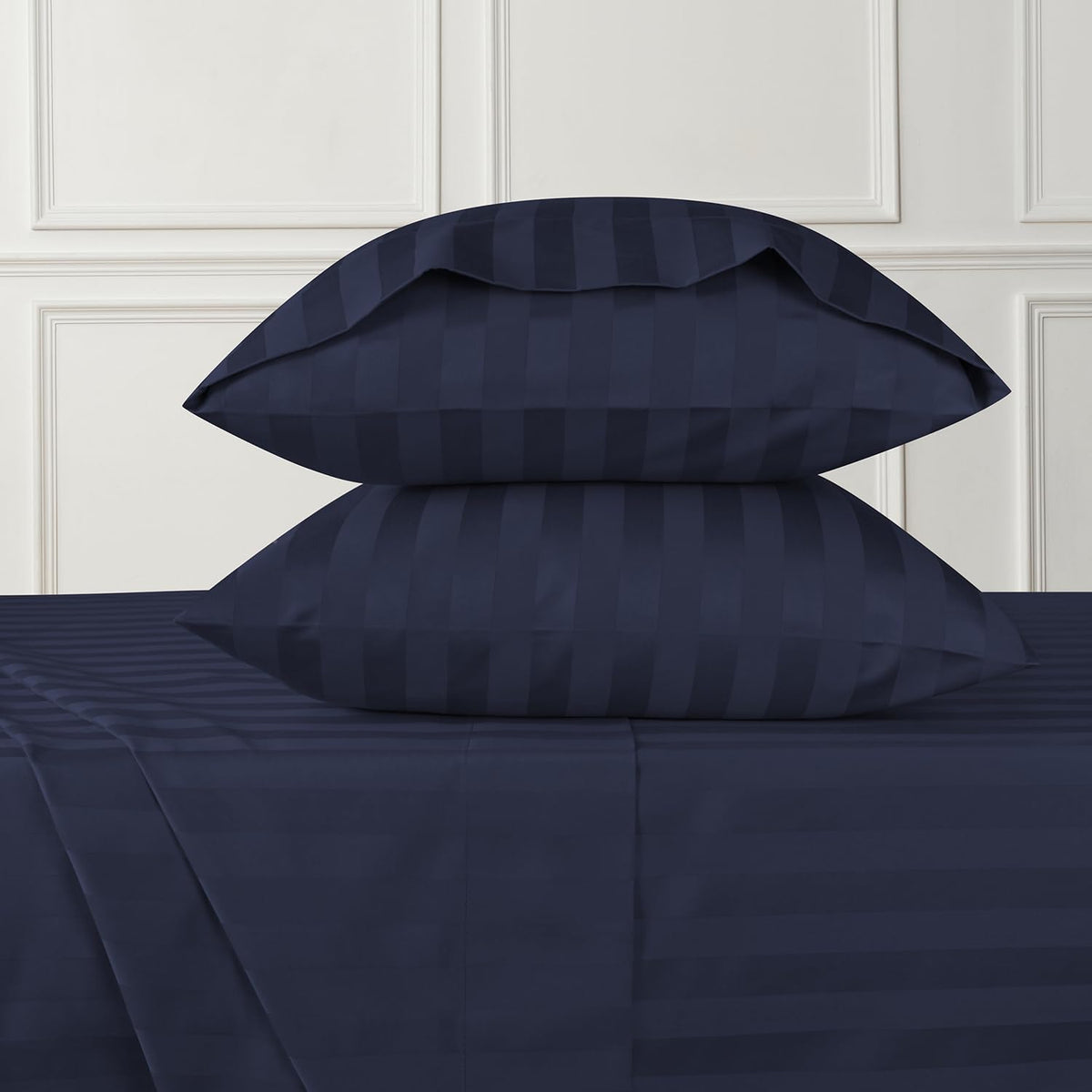URBANHUT 100% Cotton Sheets King Size, for Everyday Use - White