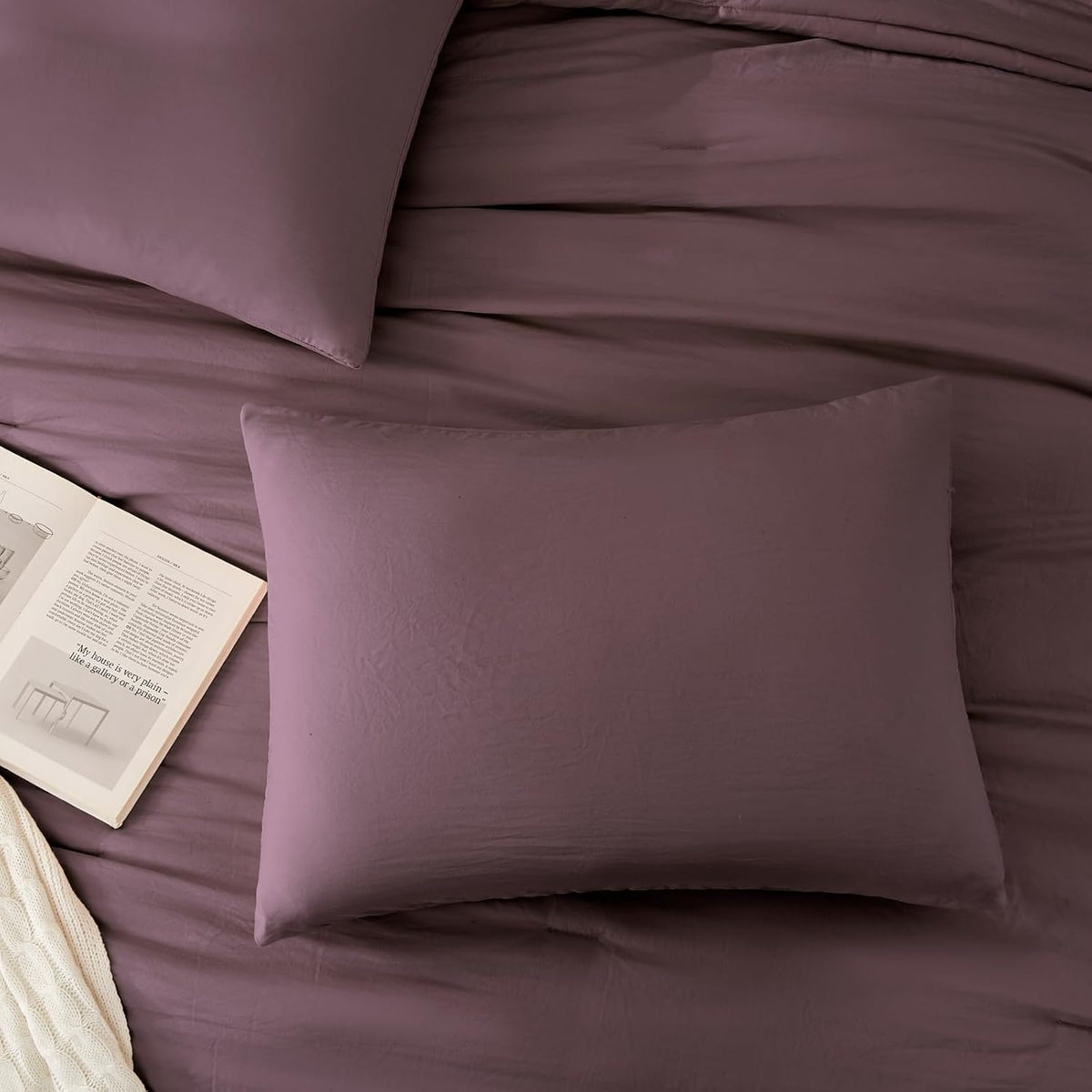WRENSONGE Queen Comforter Set-3 Pieces Soft Comforters Queen Size Bedding