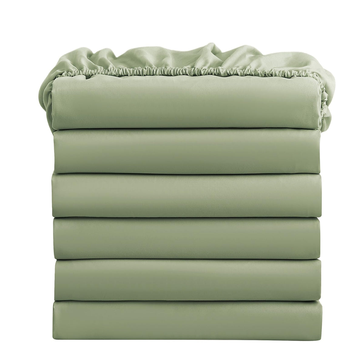 FreshCulture Twin Fitted Sheets, Bulk Pack of 6, Deep Pocket, Soft Microfiber Bottom Sheets for Home, Salons, Hotels, Twin Size Fitted Sheets Only (White)