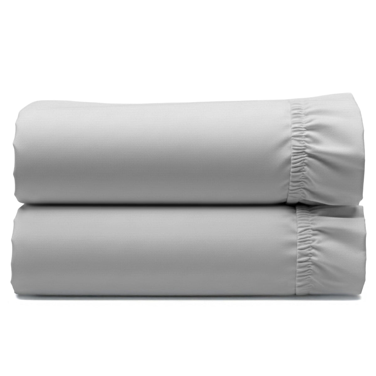 California Design Den Soft 100% Cotton Sateen Fitted Sheet Queen, White