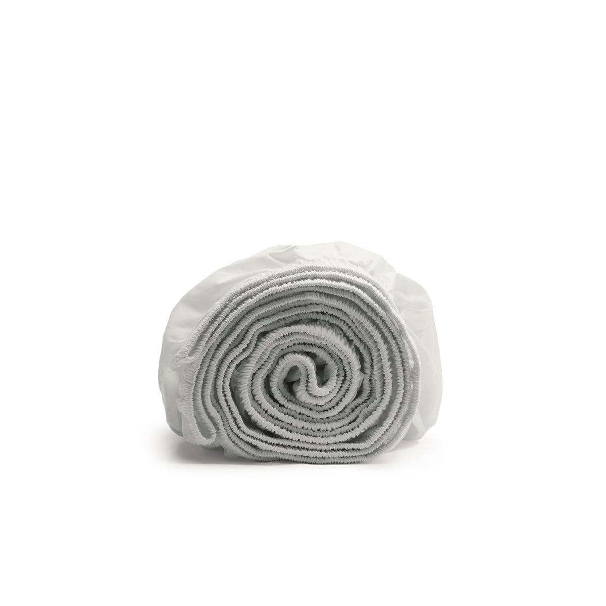 BOLL & BRANCH Signature Hemmed Fitted Sheet, Queen, White