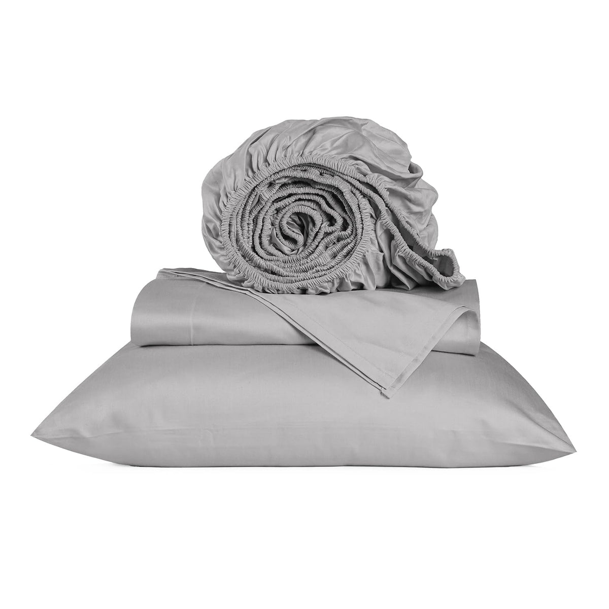 URBANHUT 100% Cotton Sheets King Size, for Everyday Use - White