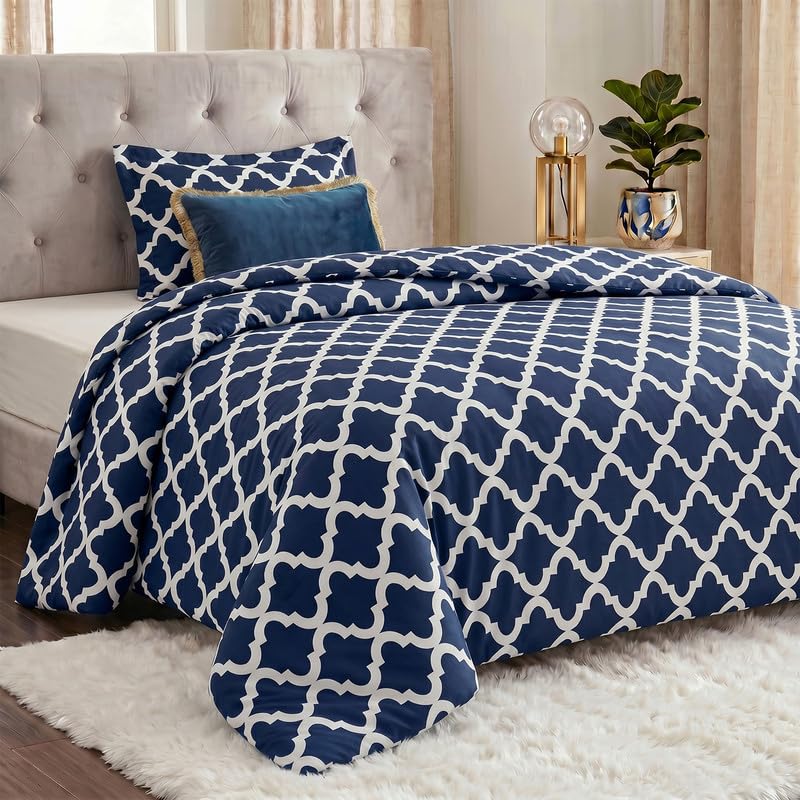 Utopia Bedding 3 Pc Queen Comforter Set, Printed Comforter, Meadow Mist