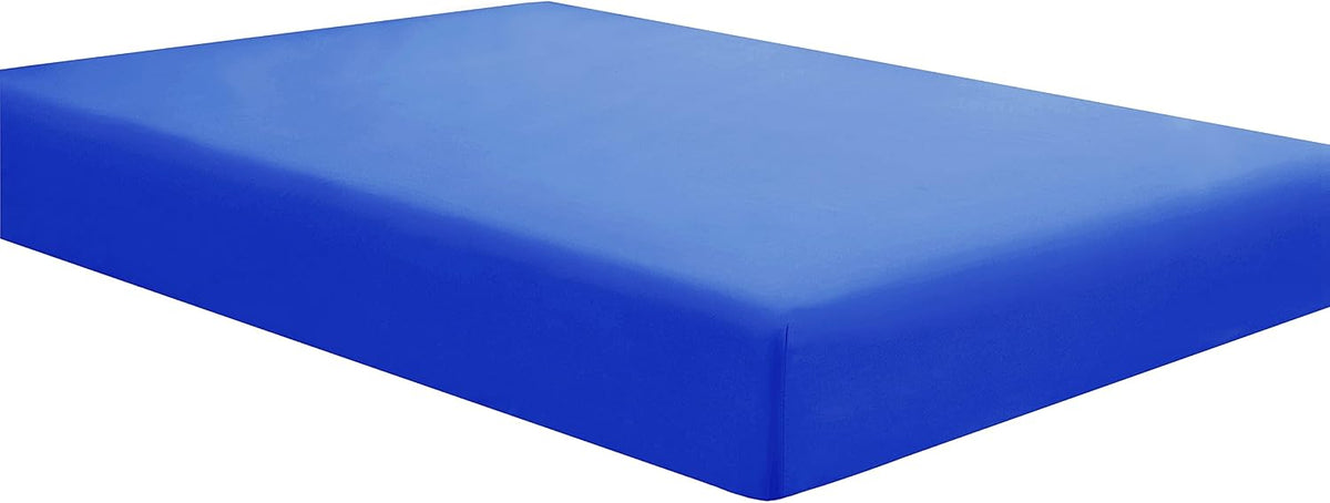 Sfoothome Black Fitted Sheet, 14 Inch Pocket Deep, Microfiber Sheets, Queen Size