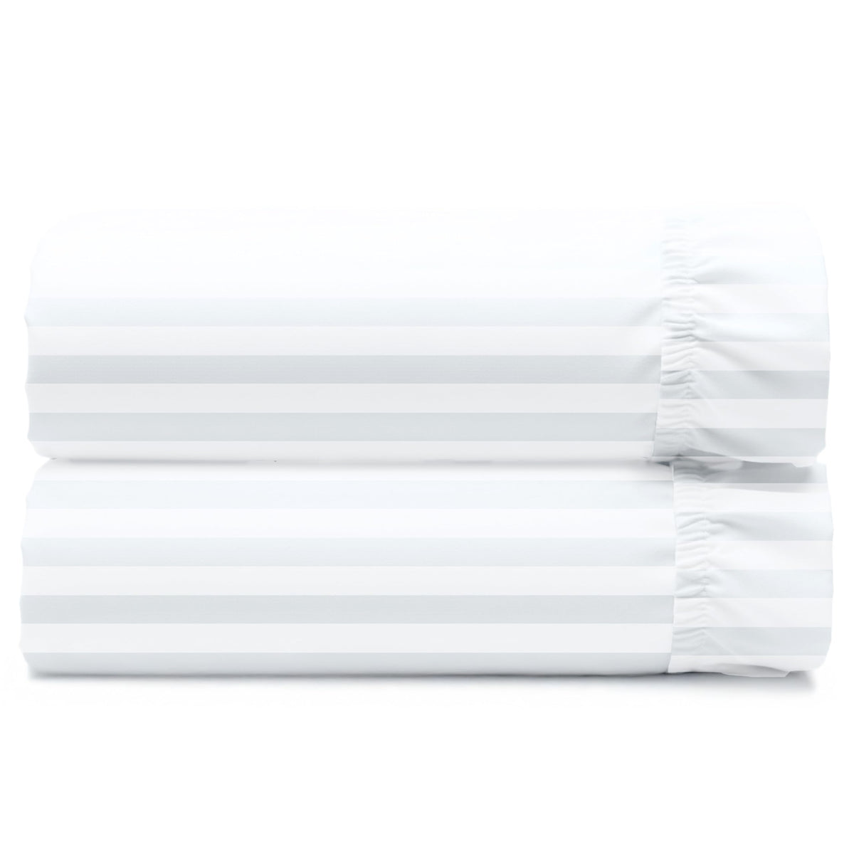 California Design Den Soft 100% Cotton Sateen Fitted Sheet Queen, White