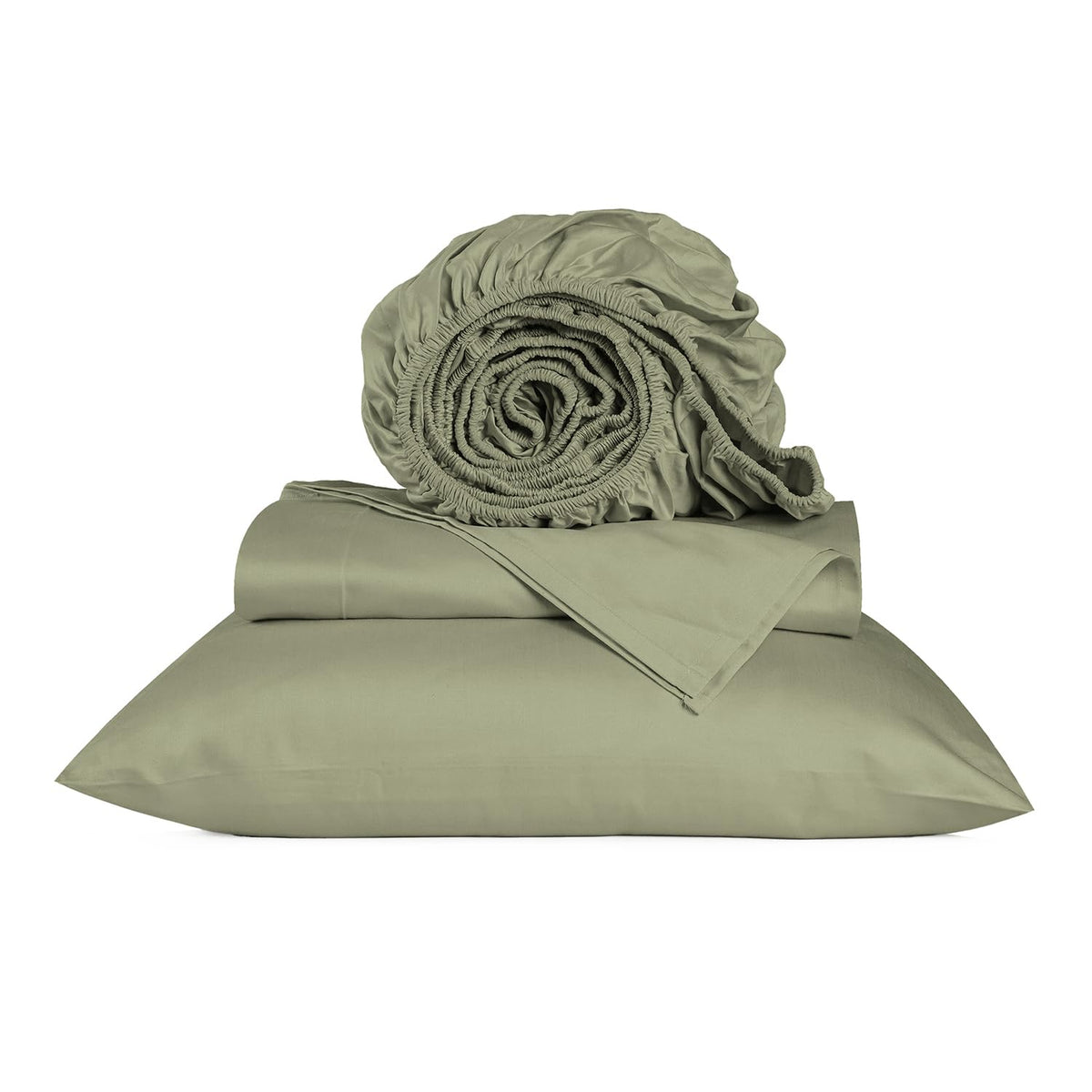 URBANHUT 100% Cotton Sheets King Size, for Everyday Use - White
