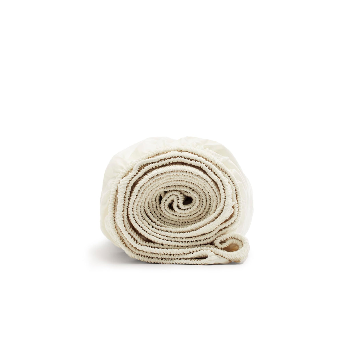BOLL & BRANCH Signature Hemmed Fitted Sheet, Queen, White