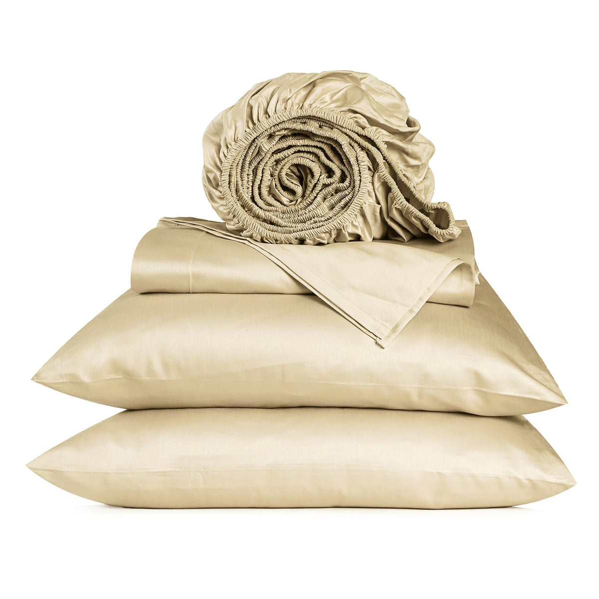 URBANHUT 100% Cotton Sheets King Size, for Everyday Use - White