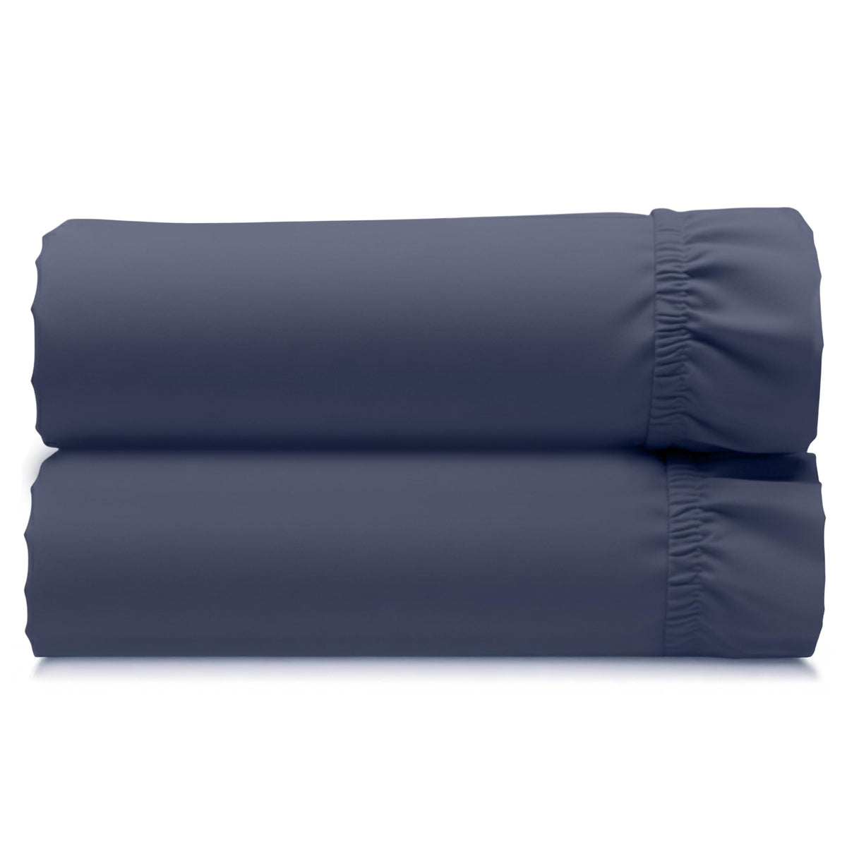 California Design Den Soft 100% Cotton Sateen Fitted Sheet Queen, White
