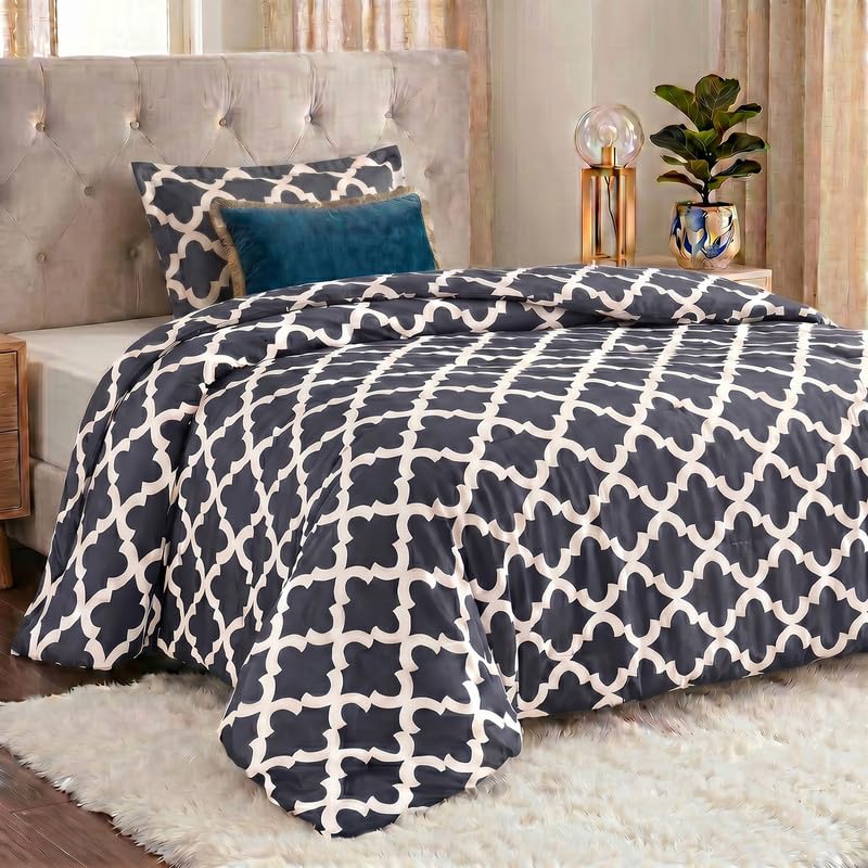 Utopia Bedding 3 Pc Queen Comforter Set, Printed Comforter, Meadow Mist