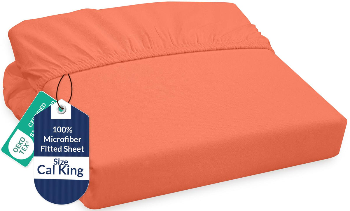 Royale Linens Fitted Sheet Queen - Ultra Soft 1800 Brushed Microfiber - Hotel Luxury Bottom Sheets - Wrinkle Free & Fade Resistant - Deep Pocket Fitted Sheet Only (Queen, White)