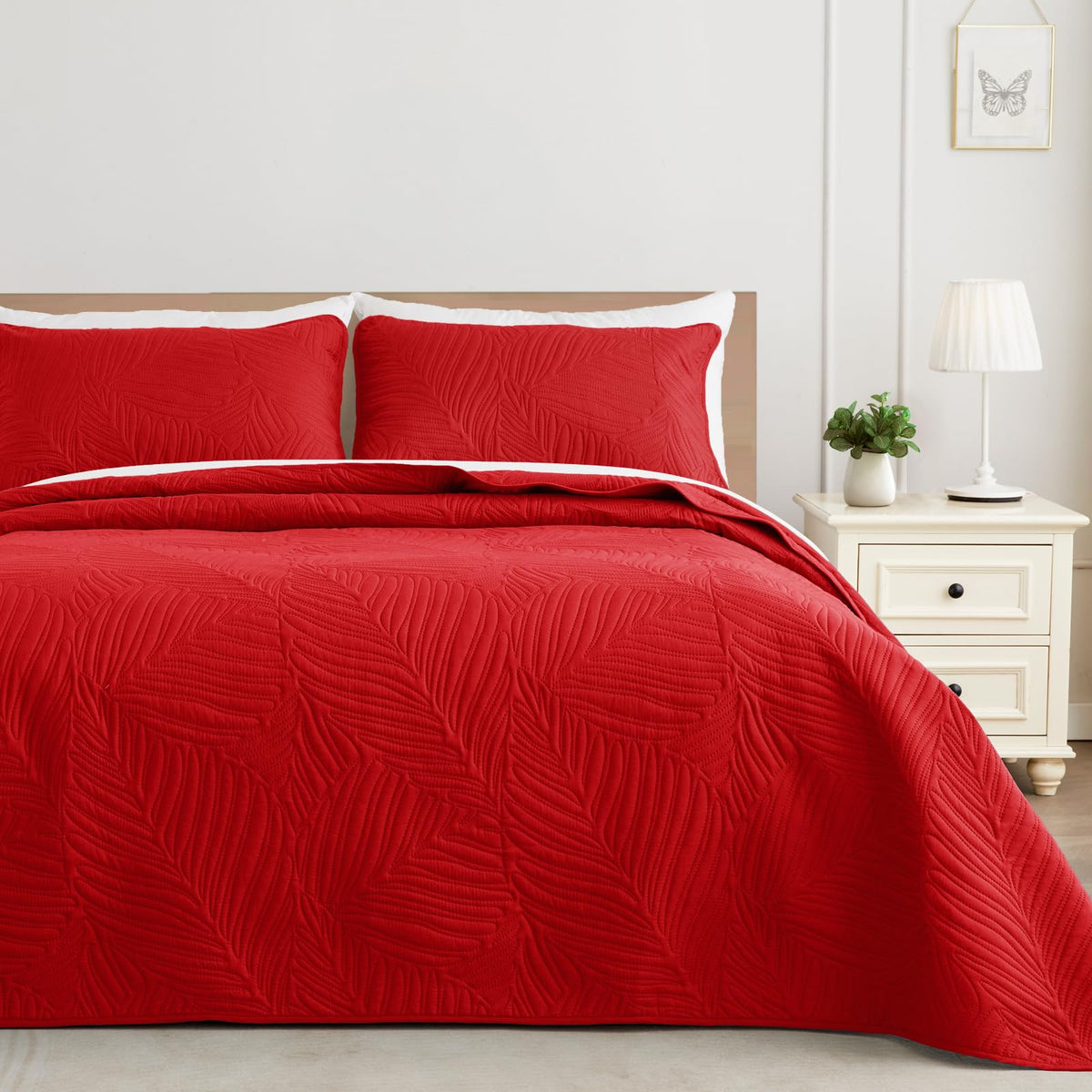 Exclusivo Mezcla Lightweight Full Queen Quilt Bedding Set, Soft Microfiber