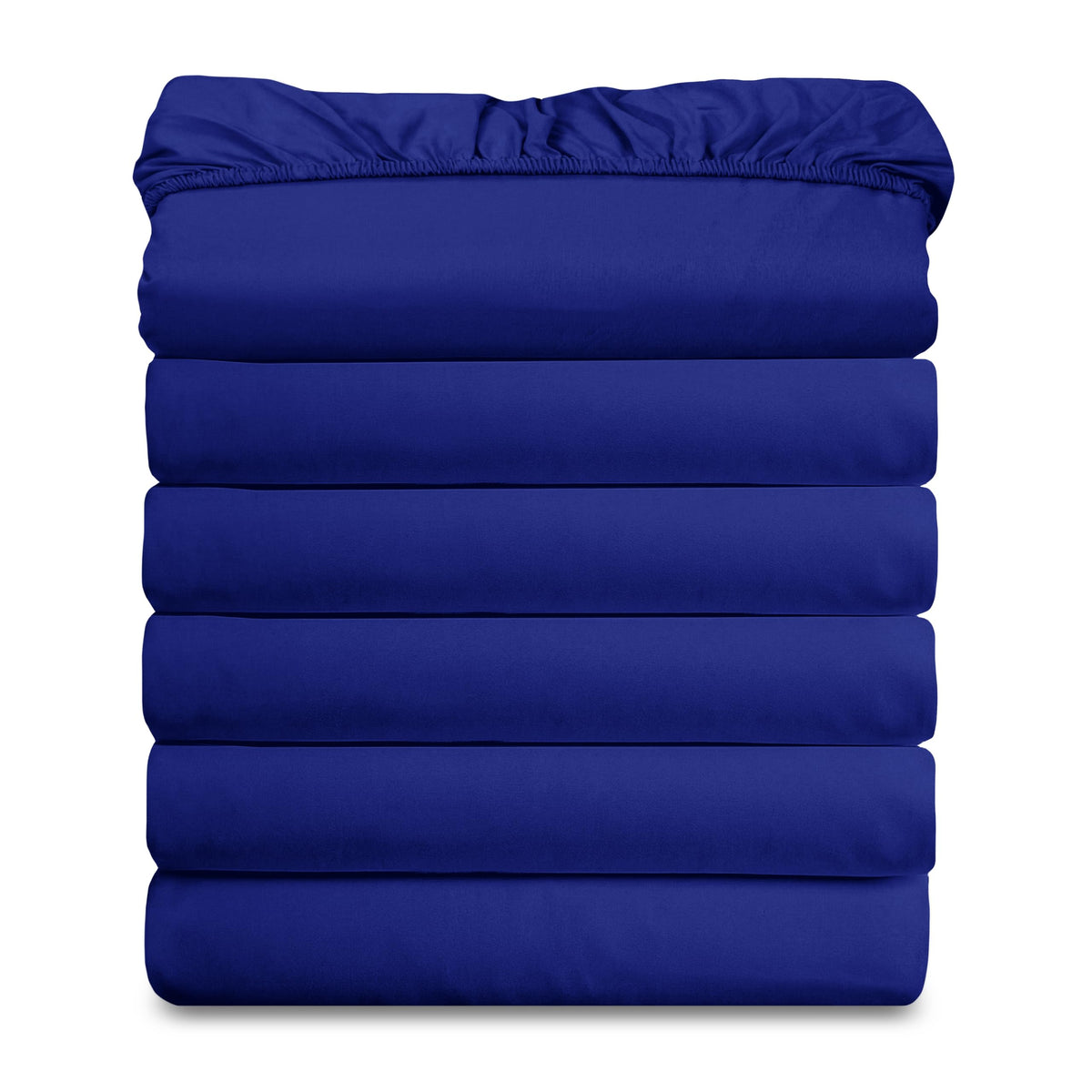 Elegant Comfort Ultra Soft Bulk Pack of 6 Bottom Fitted Sheets - 1500 Premium Hotel Quality Microfiber 6 Pack Fitted Sheets - Deep Pockets up to 16 Inches, Twin/Twin XL Size, Gray