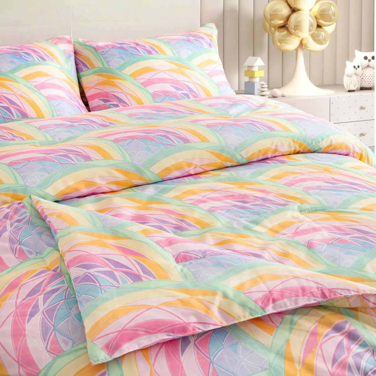 SDY 3pcs Twin Comforter Cheetah,Leopard Print Comforter Set for Kids, Toddler, Girls, Boys Include 1Comforter, 2PillowCases