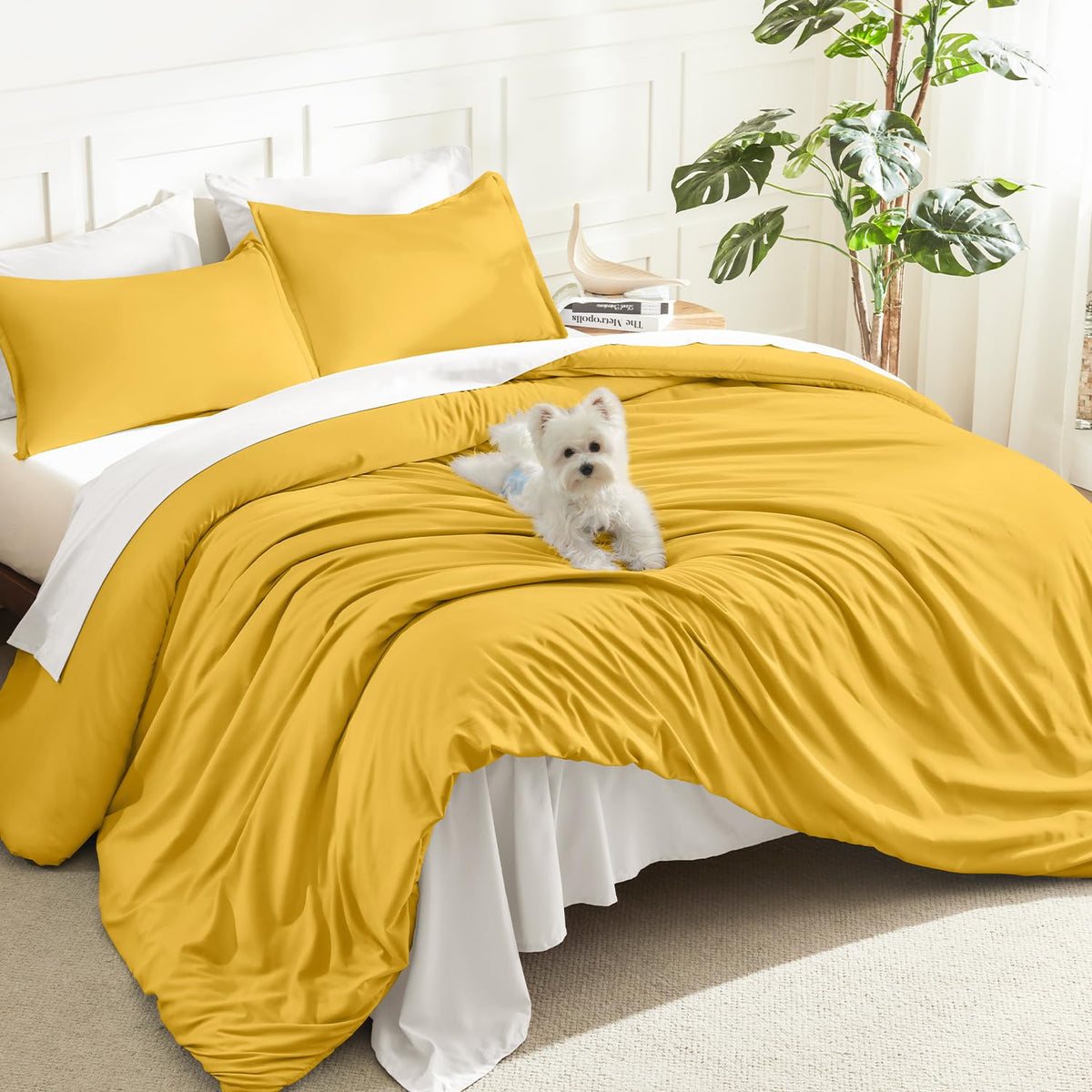 Litanika King Comforter Set Sage Green, 3 Pieces Lightweight Solid Bed Set