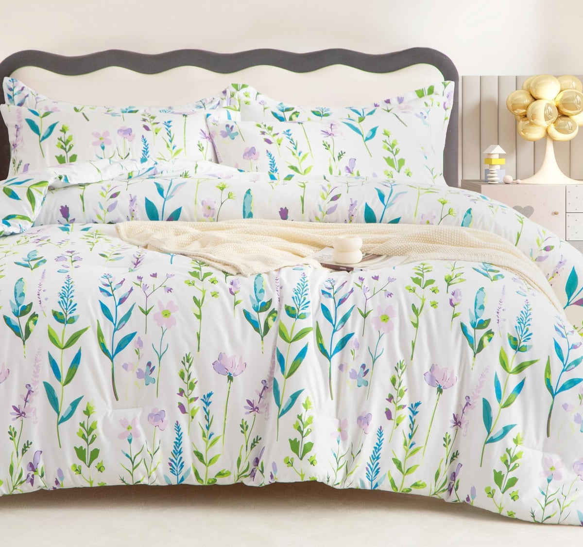 SDY Leopard Queen Comforter Set, 3D Cheetah Print Bedding, Luxury Soft 7-Piece Bed in a Bag, All-Season Bedding Set with Comforter, Sheets, Pillowcases & Shams