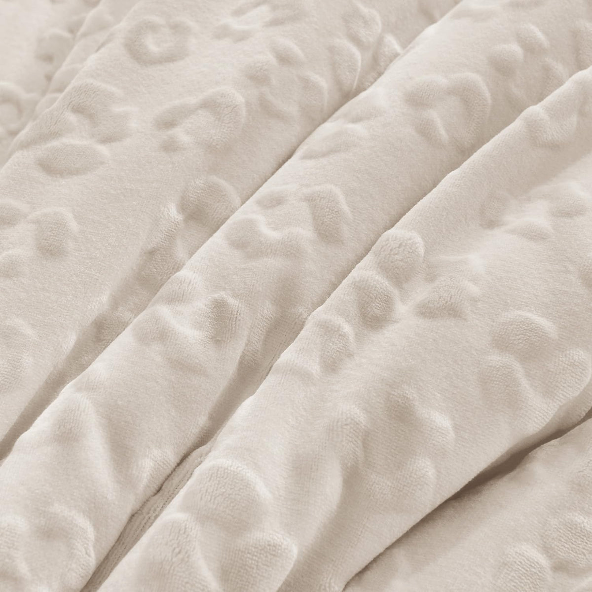 Andency Fluffy King Comforter Set Beige, Cheetah Print Bedding 3 Pieces
