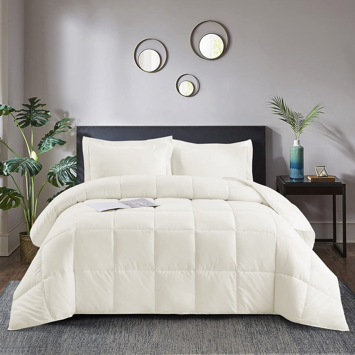 HIG 3pc Green Twin/Twin XL Bedding Comforter Set Duvet Insert Blanket