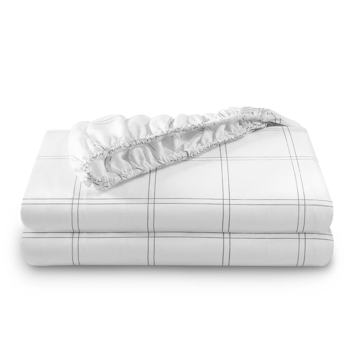Bare Home 2-Pack Fitted Sheet 1800 Ultra-Soft (Queen, White)
