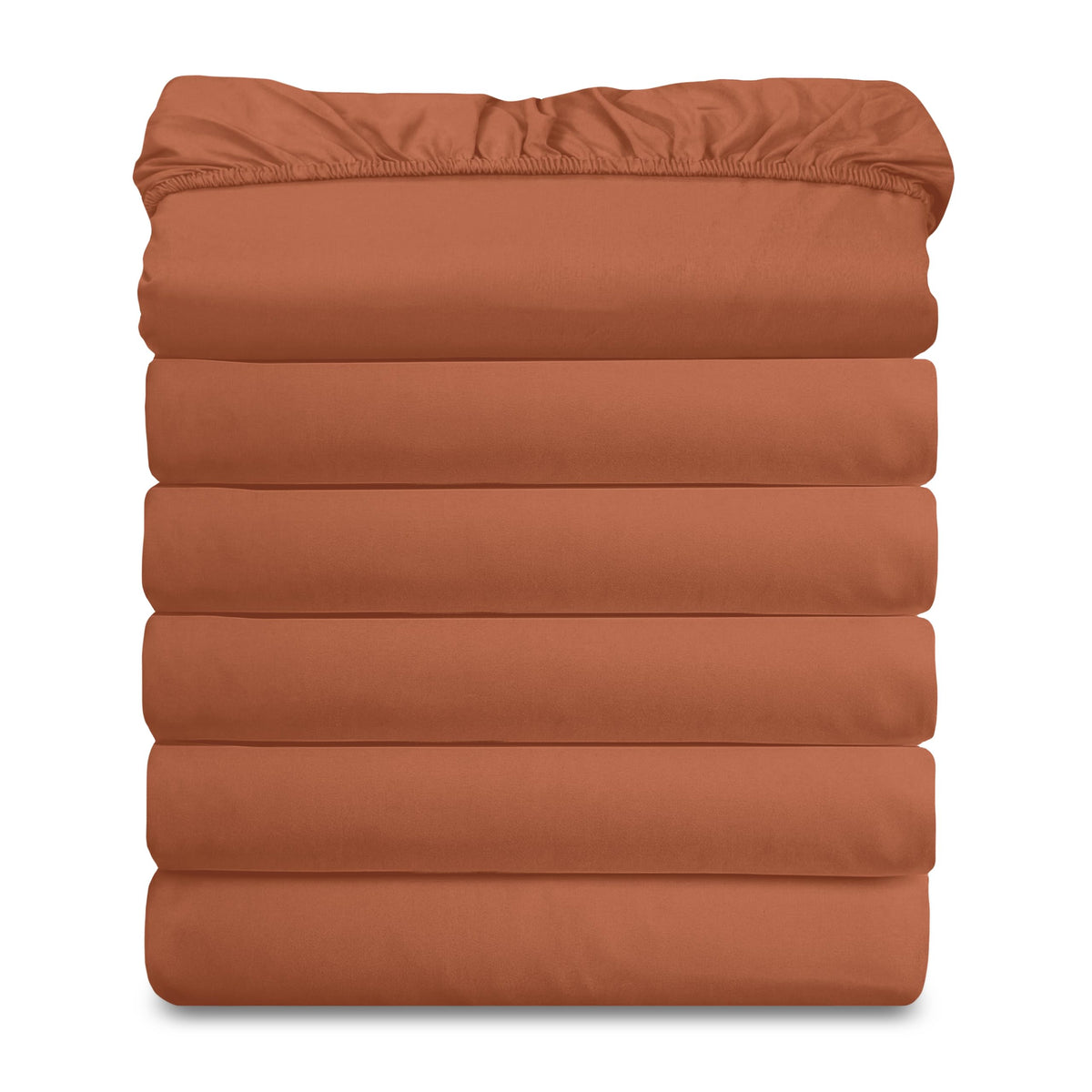 Elegant Comfort Ultra Soft Bulk Pack of 6 Bottom Fitted Sheets - 1500 Premium Hotel Quality Microfiber 6 Pack Fitted Sheets - Deep Pockets up to 16 Inches, Twin/Twin XL Size, Gray