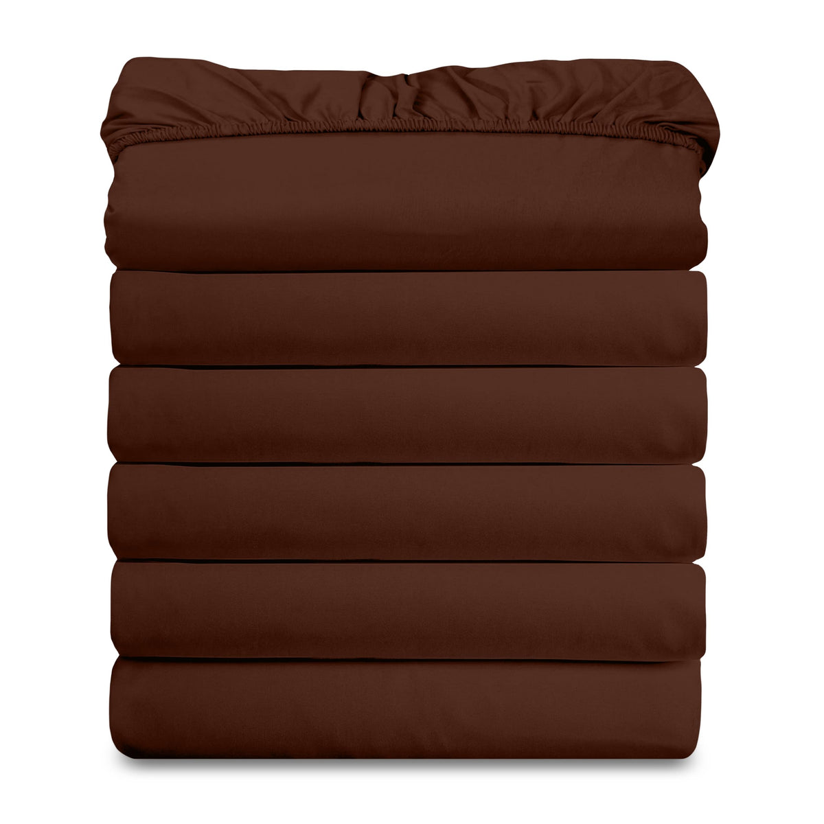 Elegant Comfort Ultra Soft Bulk Pack of 6 Bottom Fitted Sheets - 1500 Premium Hotel Quality Microfiber 6 Pack Fitted Sheets - Deep Pockets up to 16 Inches, Twin/Twin XL Size, Gray