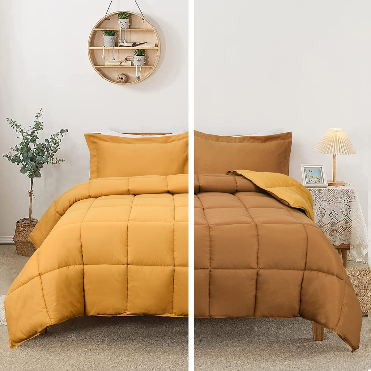 HIG 3pc Green Twin/Twin XL Bedding Comforter Set Duvet Insert Blanket