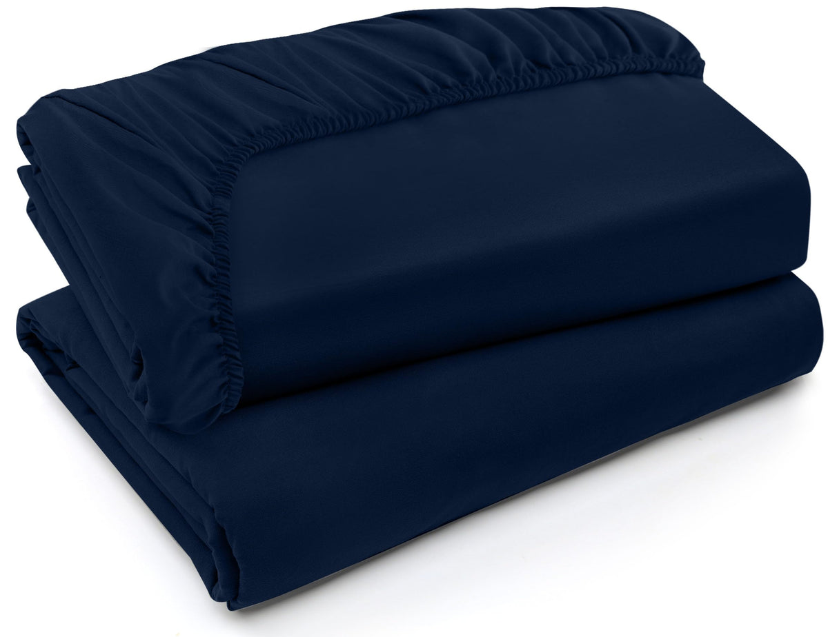 Queen Fitted Sheet, Ultra Soft Fits Up to 15 Inch Deep Pocket, White