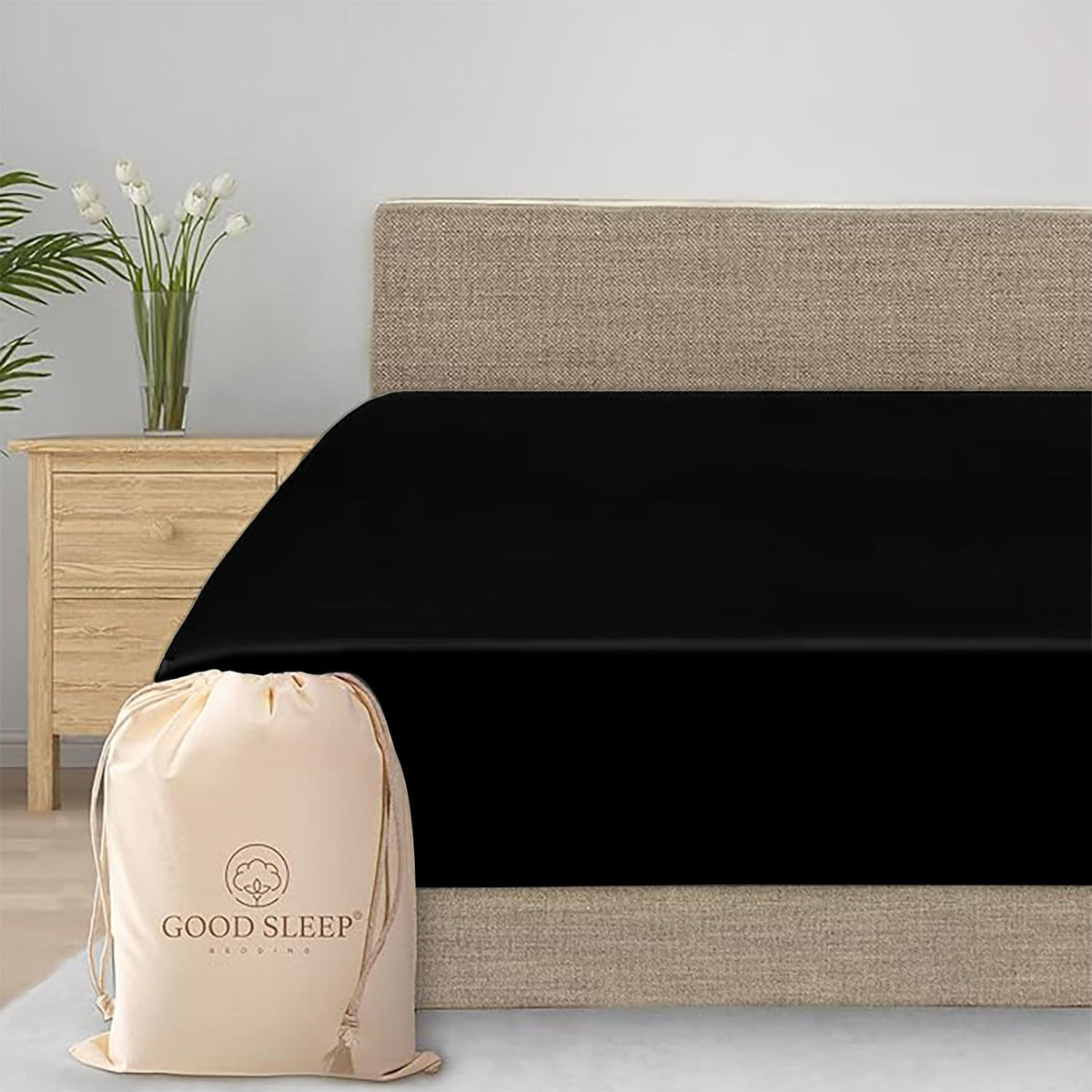800 TC King Fitted Sheet Only, 100% Egyptian Cotton Fitted Sheet - White