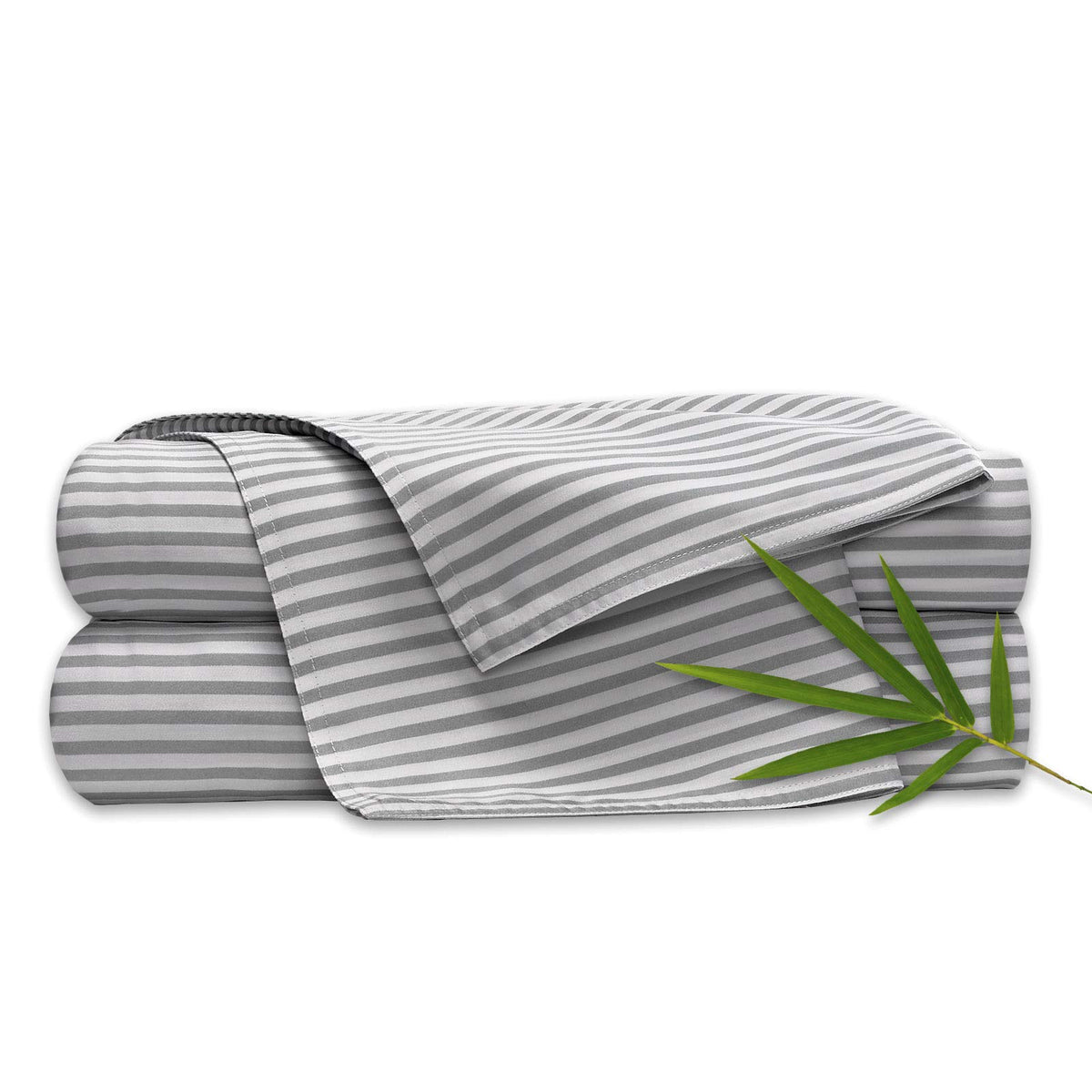Pure Bamboo Full Sheets, Genuine 100% Organic Viscose Derived from Bamboo Bed Sheet Set, Luxuriously Soft & Cooling, Double Stitching, 2 Year Quality Promise (Full, Ivory)