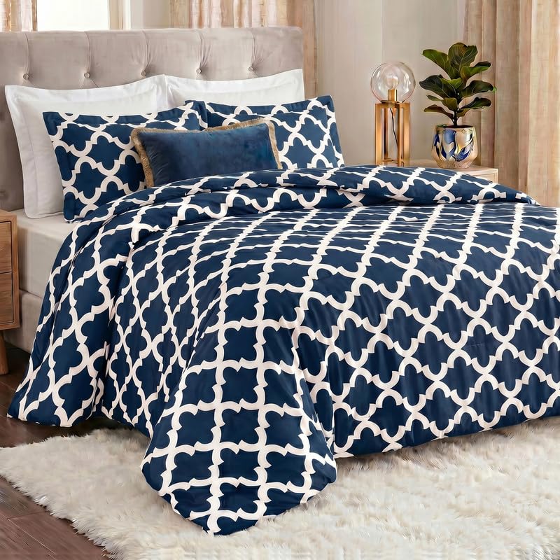 Utopia Bedding 3 Pc Queen Comforter Set, Printed Comforter, Meadow Mist