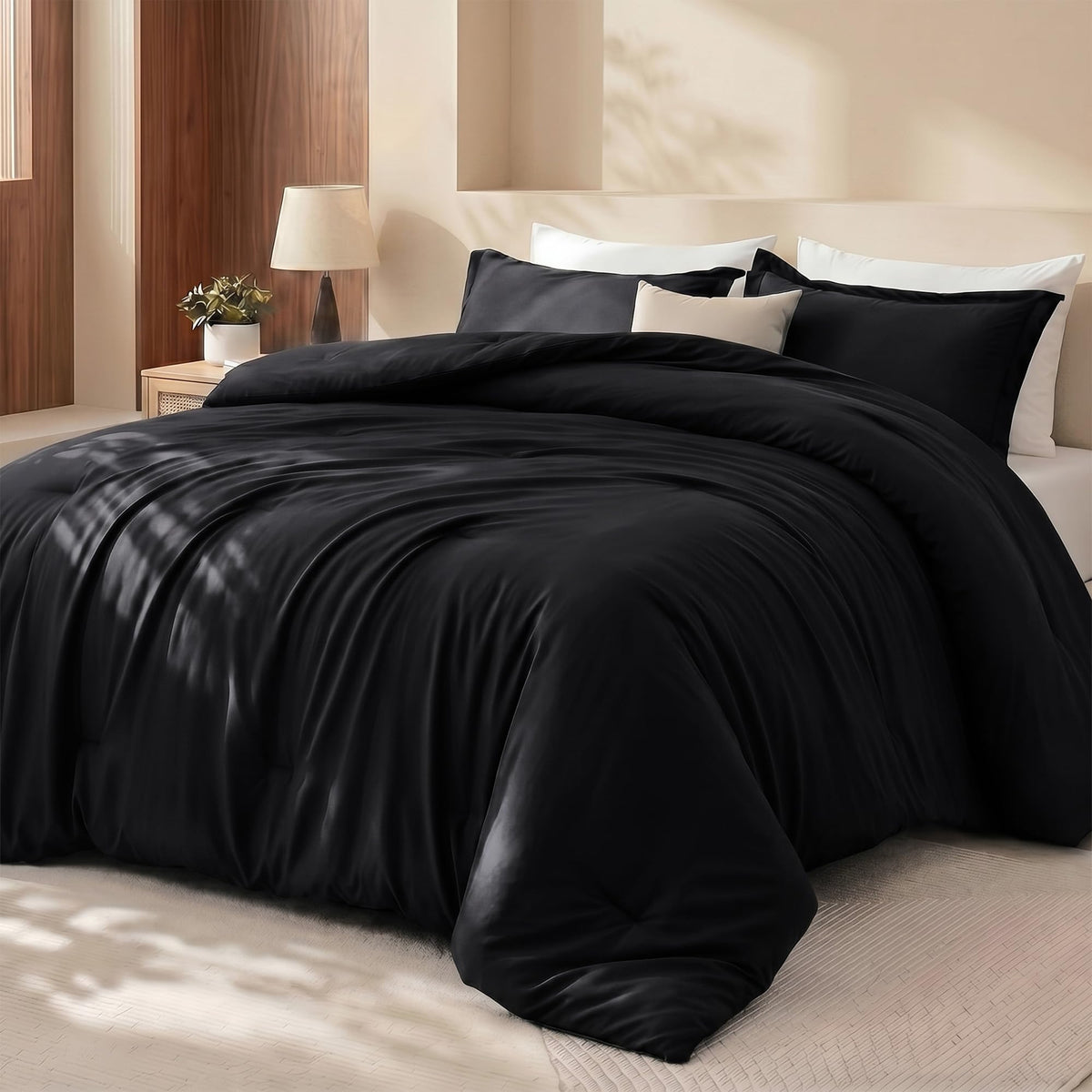 Utopia Bedding 3 Pc Queen Comforter Set, Printed Comforter, Meadow Mist