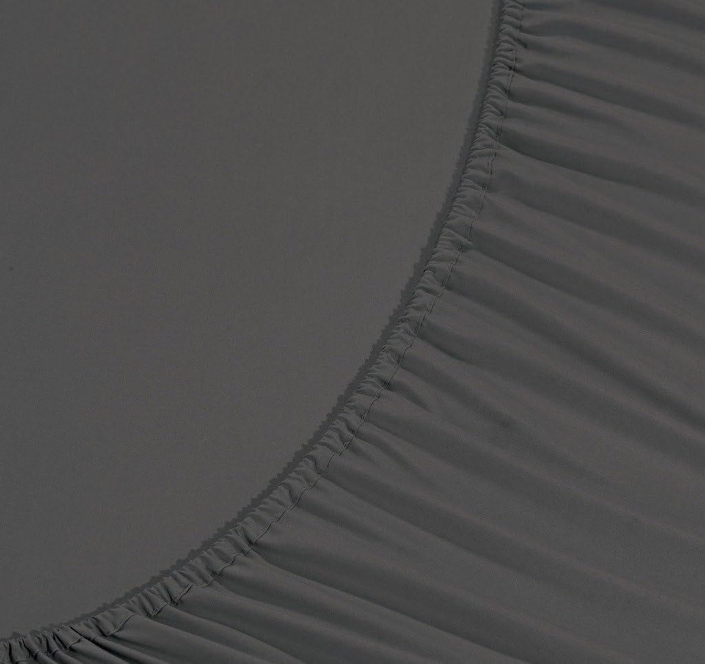 Elegant Comfort Ultra Soft Bulk Pack of 6 Bottom Fitted Sheets - 1500 Premium Hotel Quality Microfiber 6 Pack Fitted Sheets - Deep Pockets up to 16 Inches, Twin/Twin XL Size, Gray