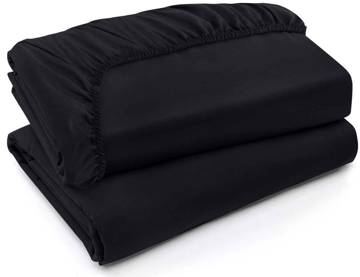 Queen Fitted Sheet, Ultra Soft Fits Up to 15 Inch Deep Pocket, White