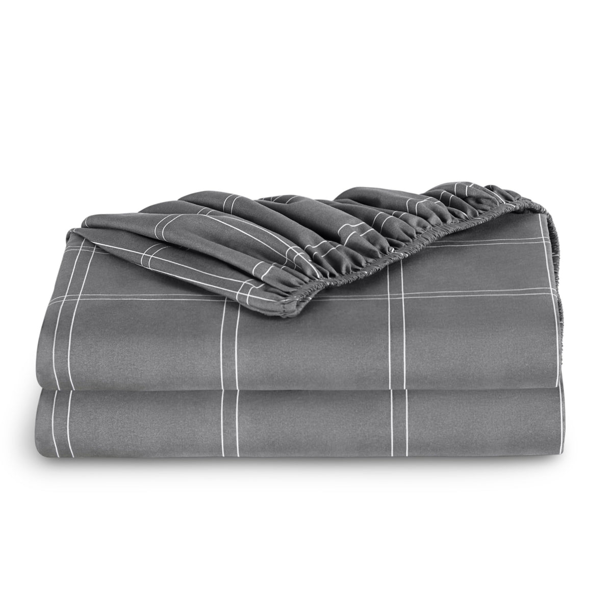 Bare Home 2-Pack Fitted Sheet 1800 Ultra-Soft (Queen, White)
