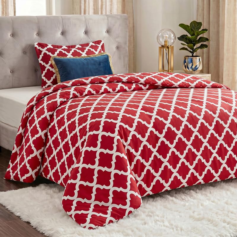 Utopia Bedding 3 Pc Queen Comforter Set, Printed Comforter, Meadow Mist