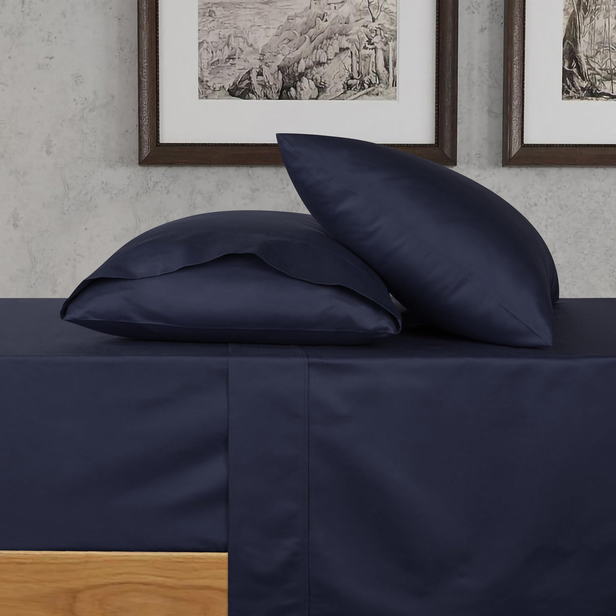 URBANHUT 100% Cotton Sheets King Size, for Everyday Use - White