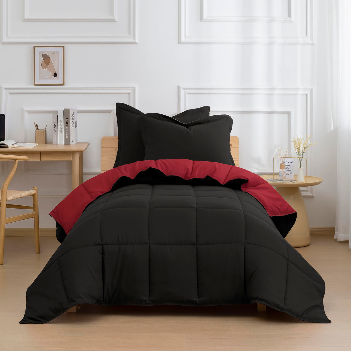 HIG 3pc Green Twin/Twin XL Bedding Comforter Set Duvet Insert Blanket